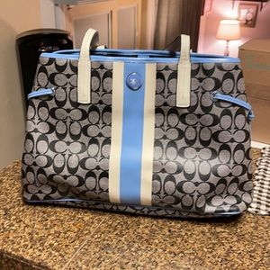 Large Coach tote bag